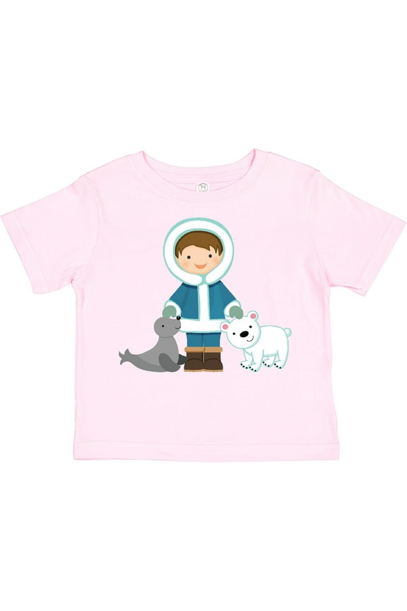 Eskimo Boy Cute Alaska Boys Toddler T-Shirt