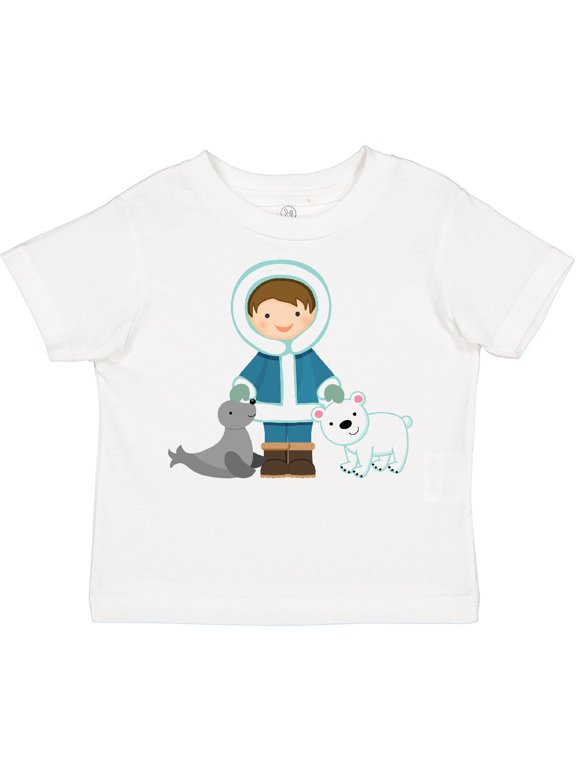Eskimo Boy Cute Alaska Boys Toddler T-Shirt