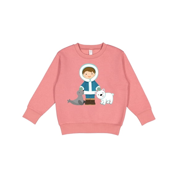 Inktastic Eskimo Boy Cute Alaska Toddler Sweatshirt