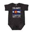 thumbnail image 1 of Inktastic Established August 1, 1876 Colorado Flag Boys or Girls Baby Bodysuit, 1 of 5