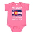 thumbnail image 1 of Inktastic Established August 1, 1876 Colorado Flag Boys or Girls Baby Bodysuit, 1 of 5