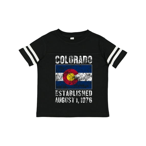 Inktastic Established August 1, 1876 Colorado Flag Boys or Girls Toddler T-Shirt