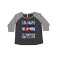 thumbnail image 1 of Inktastic Established August 1, 1876 Colorado Flag Women's Plus Size T-Shirt, 1 of 5