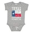thumbnail image 1 of Inktastic Established December 29, 1845 Texas Flag Boys or Girls Baby Bodysuit, 1 of 5