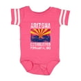 thumbnail image 1 of Inktastic Established February 14, 1912 Arizona Flag Boys or Girls Baby Bodysuit, 1 of 5