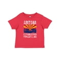thumbnail image 1 of Inktastic Established February 14, 1912 Arizona Flag Boys or Girls Baby T-Shirt, 1 of 5