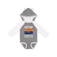 thumbnail image 1 of Inktastic Established February 14, 1912 Arizona Flag Boys or Girls Long Sleeve Baby Bodysuit, 1 of 5