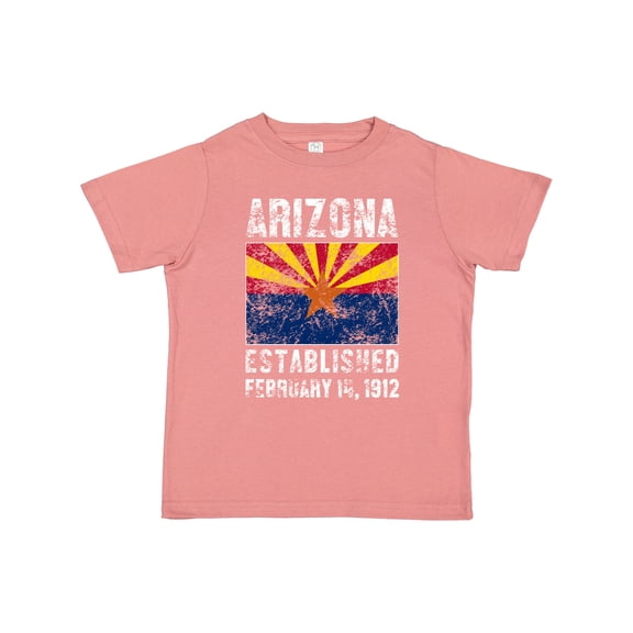 Inktastic Established February 14, 1912 Arizona Flag Boys or Girls Toddler T-Shirt