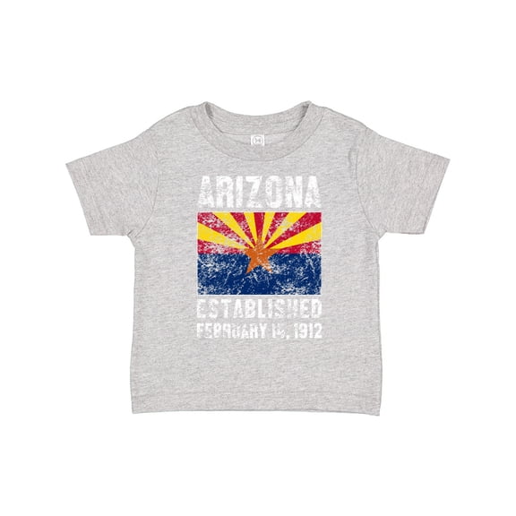 Inktastic Established February 14, 1912 Arizona Flag Boys or Girls Toddler T-Shirt