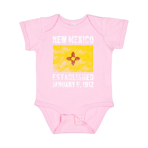 Inktastic Established January 6, 1912 New Mexico Flag Boys or Girls Baby Bodysuit