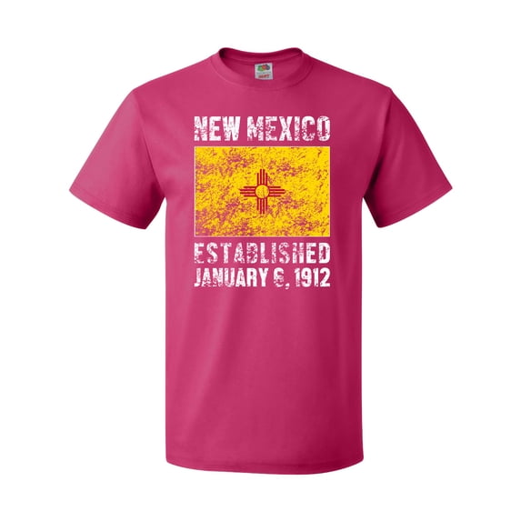 Inktastic Established January 6, 1912 New Mexico Flag T-Shirt