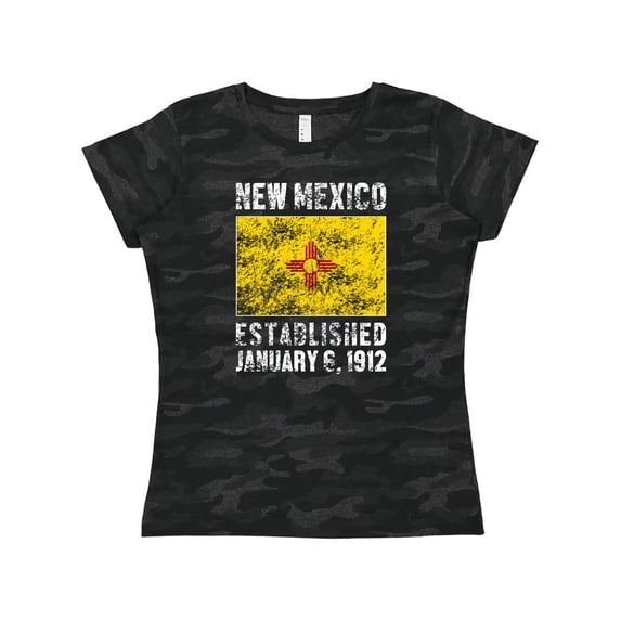 Inktastic Established January 6, 1912 New Mexico Flag Women's T-Shirt