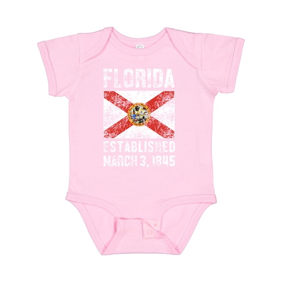 Inktastic Established March 3, 1845 Florida Flag Boys or Girls Baby Bodysuit