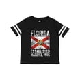 thumbnail image 1 of Inktastic Established March 3, 1845 Florida Flag Boys or Girls Toddler T-Shirt, 1 of 5