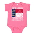 thumbnail image 1 of Inktastic Established November 21, 1789 North Carolina Flag Boys or Girls Baby Bodysuit, 1 of 5