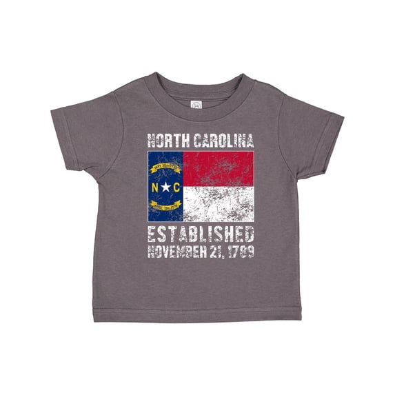 Inktastic Established November 21, 1789 North Carolina Flag Boys or Girls Toddler T-Shirt