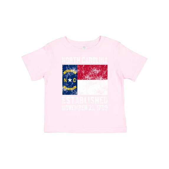 Inktastic Established November 21, 1789 North Carolina Flag Boys or Girls Toddler T-Shirt