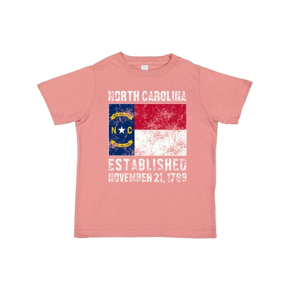 Inktastic Established November 21, 1789 North Carolina Flag Boys or Girls Toddler T-Shirt