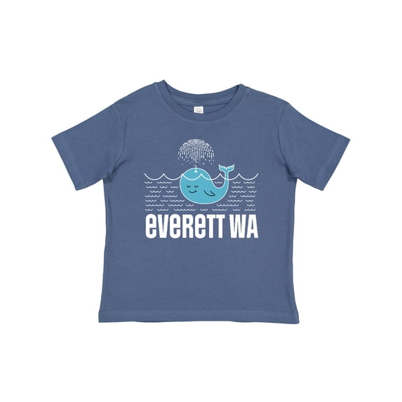 Inktastic Everett Washington Whale Watching Boys or Girls Baby T-Shirt