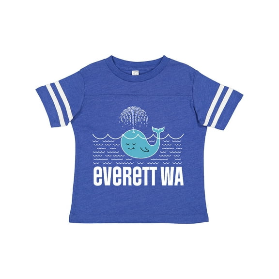 Inktastic Everett Washington Whale Watching Boys or Girls Toddler T-Shirt