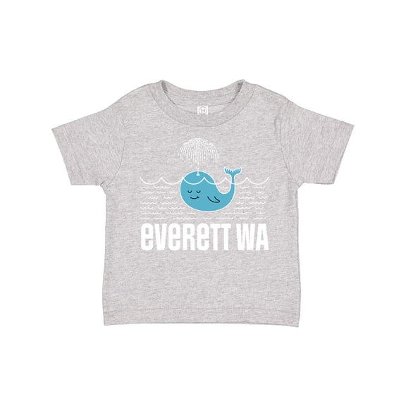 Inktastic Everett Washington Whale Watching Boys or Girls Toddler T-Shirt