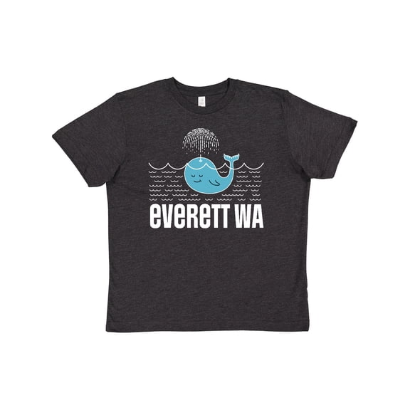 Inktastic Everett Washington Whale Watching Youth T-Shirt