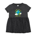 thumbnail image 1 of Inktastic Every Day Earth Day Girls Baby Dress, 1 of 5
