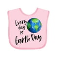 thumbnail image 1 of Inktastic Every Day is Earth Day Boys or Girls Baby Bib, 1 of 4