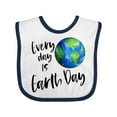 thumbnail image 1 of Inktastic Every Day is Earth Day Boys or Girls Baby Bib, 1 of 4