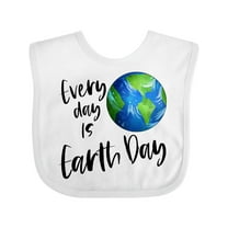 Inktastic Every Day is Earth Day Boys or Girls Baby Bib