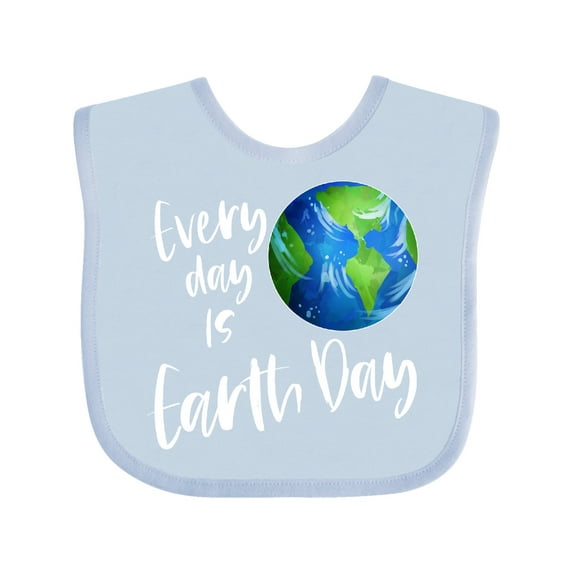 Inktastic Every Day is Earth Day Boys or Girls Baby Bib