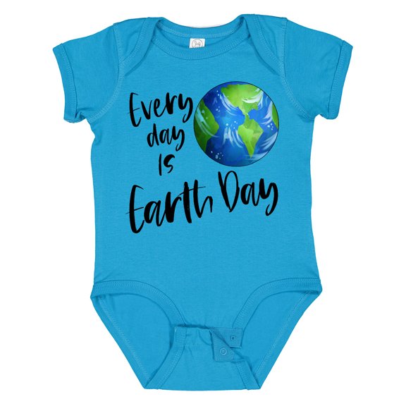 Inktastic Every Day is Earth Day Boys or Girls Baby Bodysuit