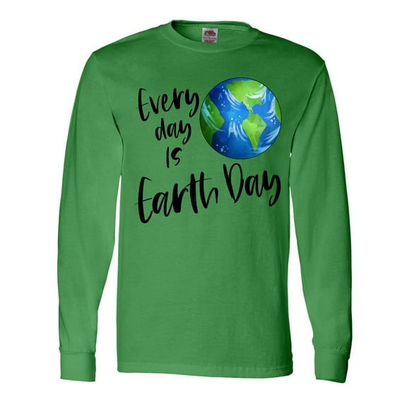 Inktastic Every Day is Earth Day Long Sleeve T-Shirt