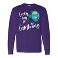 thumbnail image 1 of Inktastic Every Day is Earth Day Long Sleeve T-Shirt, 1 of 5