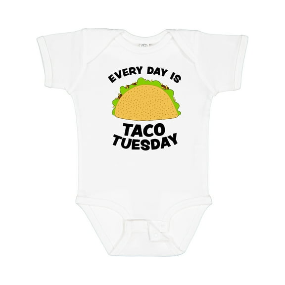 Inktastic Every Day is Taco Tuesday Boys or Girls Baby Bodysuit
