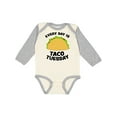 thumbnail image 1 of Inktastic Every Day is Taco Tuesday Boys or Girls Long Sleeve Baby Bodysuit, 1 of 5