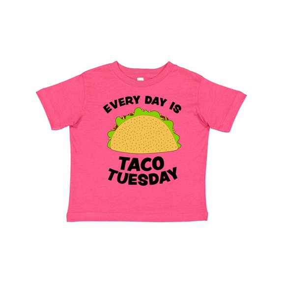 Inktastic Every Day is Taco Tuesday Boys or Girls Toddler T-Shirt