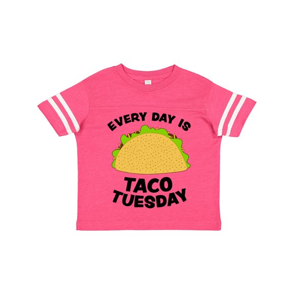 Inktastic Every Day is Taco Tuesday Boys or Girls Toddler T-Shirt