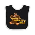 thumbnail image 1 of Inktastic Everyone is Thankful for Me Boys or Girls Baby Bib, 1 of 4