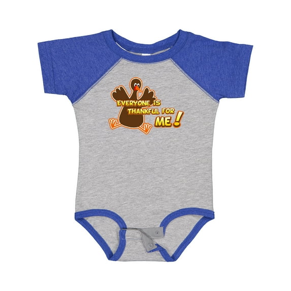 Inktastic Everyone is Thankful for Me Boys or Girls Baby Bodysuit
