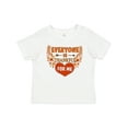 thumbnail image 1 of Inktastic Everyone is Thankful for Me with Heart and Leaves Boys or Girls Baby T-Shirt, 1 of 5