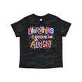 thumbnail image 1 of Inktastic Everything is Gonna Be Alright Inspirational Quote Boys or Girls Toddler T-Shirt, 1 of 5
