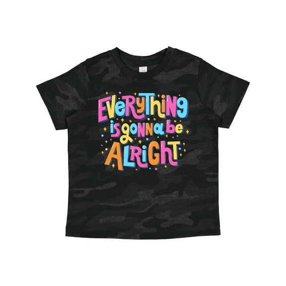 Inktastic Everything is Gonna Be Alright Inspirational Quote Boys or Girls Toddler T-Shirt
