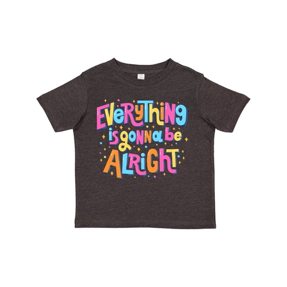 Inktastic Everything is Gonna Be Alright Inspirational Quote Boys or Girls Toddler T-Shirt