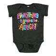 thumbnail image 1 of Inktastic Everything is Gonna be Alright Inspirational Quote Boys or Girls Baby Bodysuit, 1 of 5