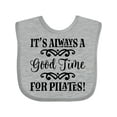 thumbnail image 1 of Inktastic Exercise Fitness Pilates Girls Baby Bib, 1 of 4