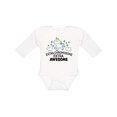 thumbnail image 1 of Inktastic Extra Chromosome Extra Awesome with Unicorn Boys or Girls Long Sleeve Baby Bodysuit, 1 of 5