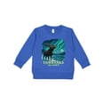 thumbnail image 1 of Inktastic Fairbanks Alaska Moose Northern Lights Scenic Art Toddler Sweatshirt, 1 of 4
