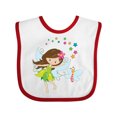thumbnail image 1 of Inktastic Fairy Sparkles Girls Baby Bib, 1 of 4