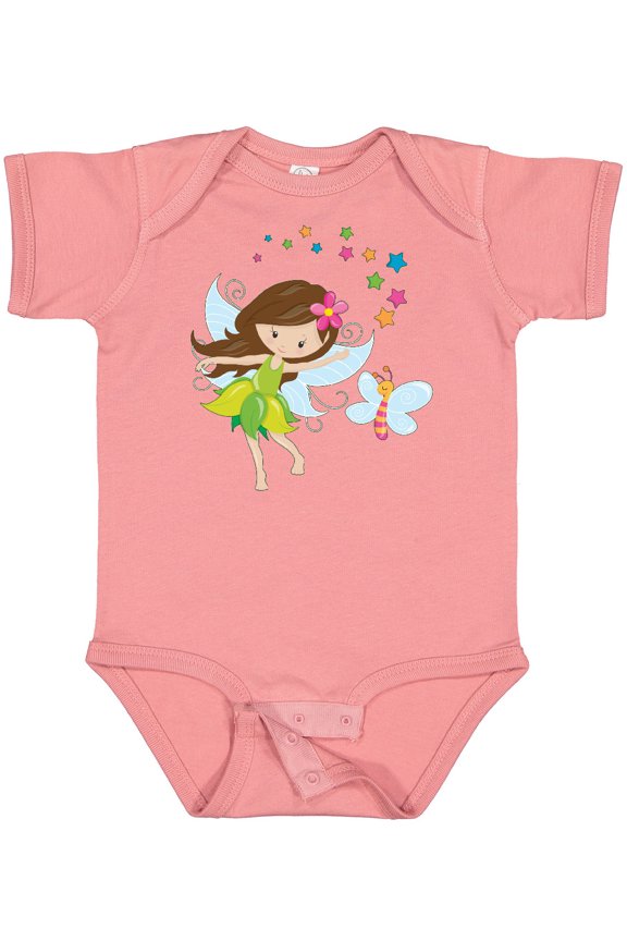Fairy Sparkles Girls Baby Bodysuit